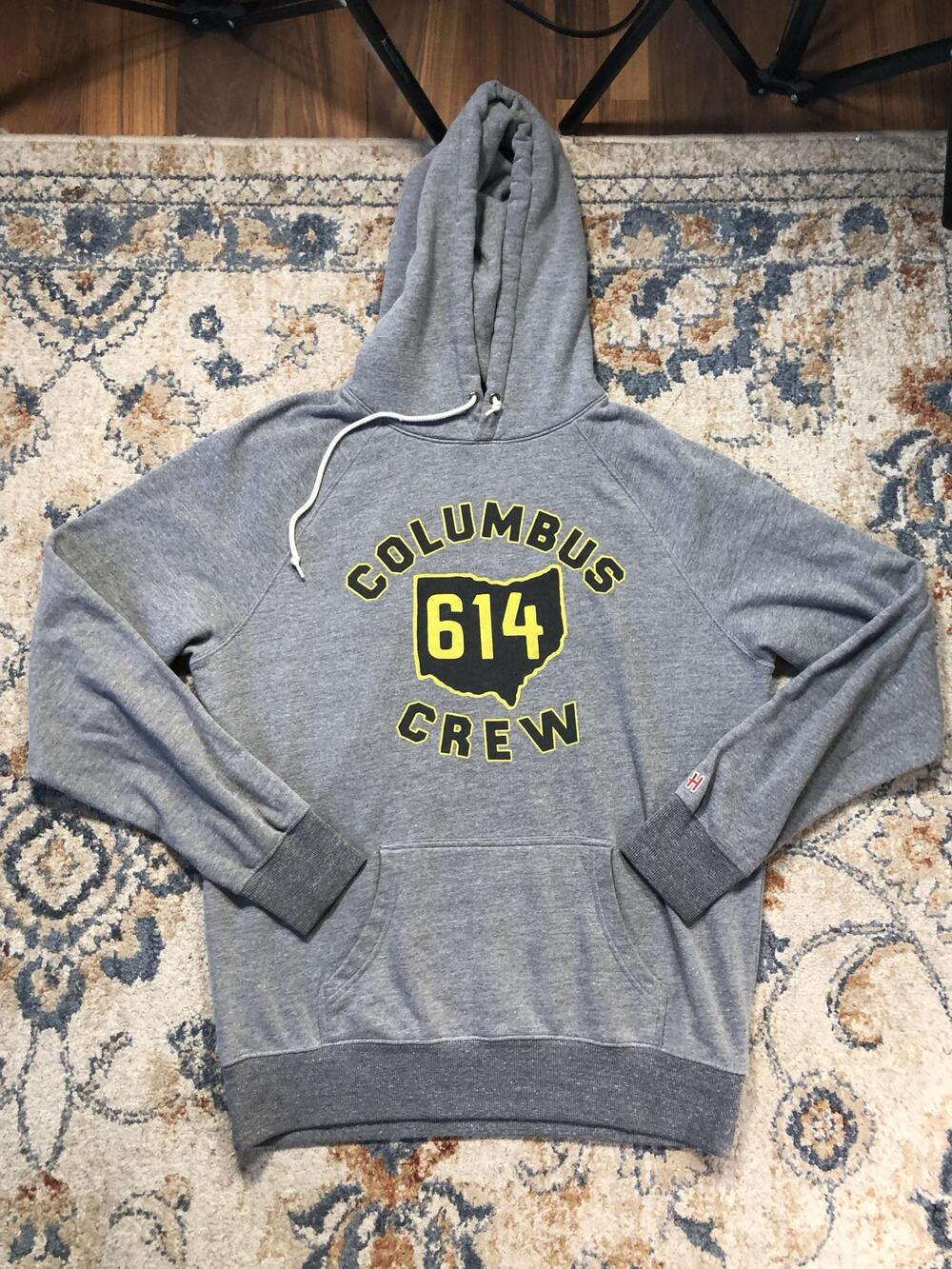 Columbus Crew SC Hoodie Sweatshirt Mens Large MLS Soccer Homage 614 Pullover